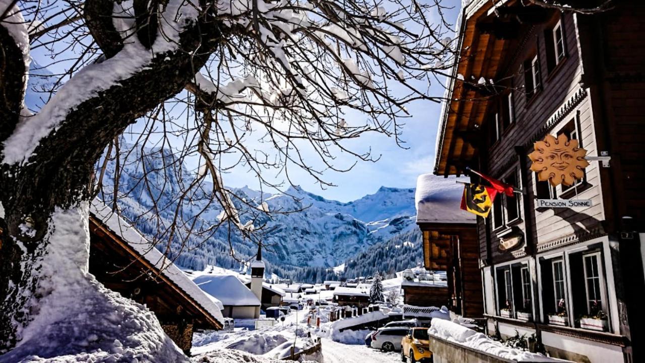 Pension Sonne Adelboden Esterno foto