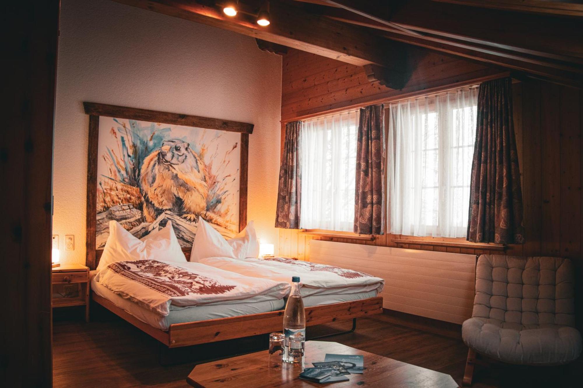 Pension Sonne Adelboden Esterno foto